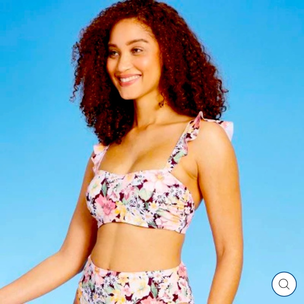 Ruffle high waist, cheeky bikini
